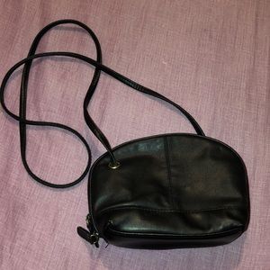 Vintage black crossbody purse